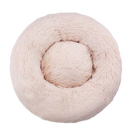Dog Beds for Small Dogs, Donut Dog Bed with Blanket Attached, Calming Dog Bed Washable 1