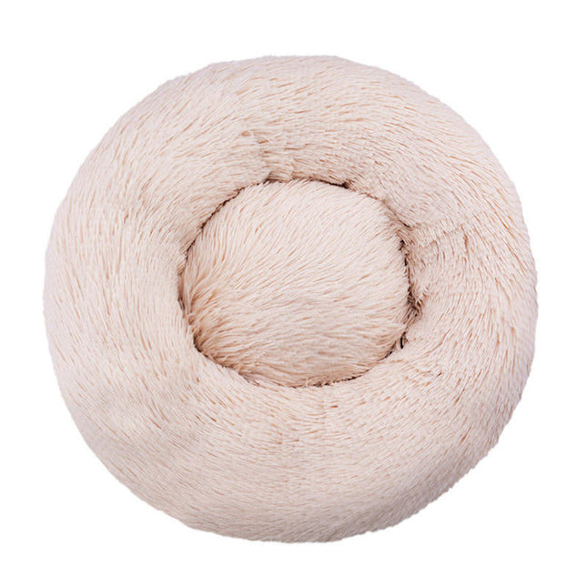Dog Beds for Small Dogs, Donut Dog Bed with Blanket Attached, Calming Dog Bed Washable 2
