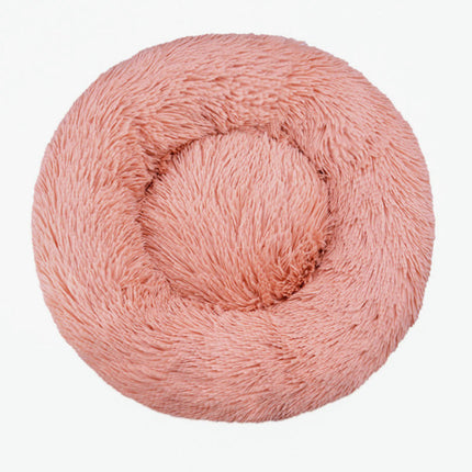 Dog Beds for Small Dogs, Donut Dog Bed with Blanket Attached, Calming Dog Bed Washable