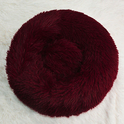 Dog Beds for Small Dogs, Donut Dog Bed with Blanket Attached, Calming Dog Bed Washable 2
