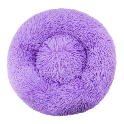 Dog Beds for Small Dogs, Donut Dog Bed with Blanket Attached, Calming Dog Bed Washable 1
