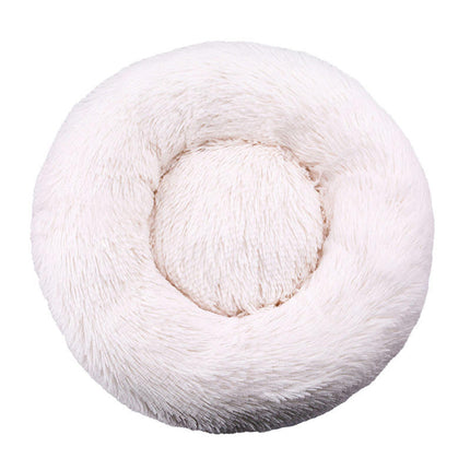 Dog Beds for Small Dogs, Donut Dog Bed with Blanket Attached, Calming Dog Bed Washable 2