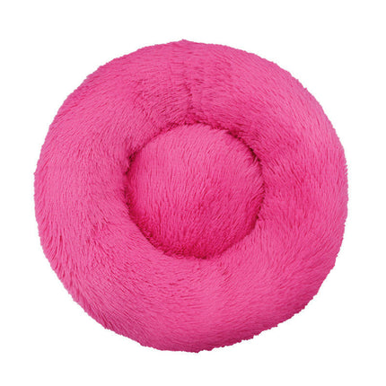 Dog Beds for Small Dogs, Donut Dog Bed with Blanket Attached, Calming Dog Bed Washable 1