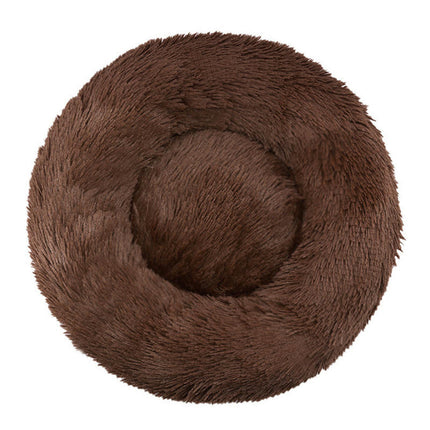 Dog Beds for Small Dogs, Donut Dog Bed with Blanket Attached, Calming Dog Bed Washable 1