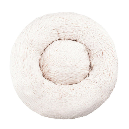 Dog Beds for Small Dogs, Donut Dog Bed with Blanket Attached, Calming Dog Bed Washable 1