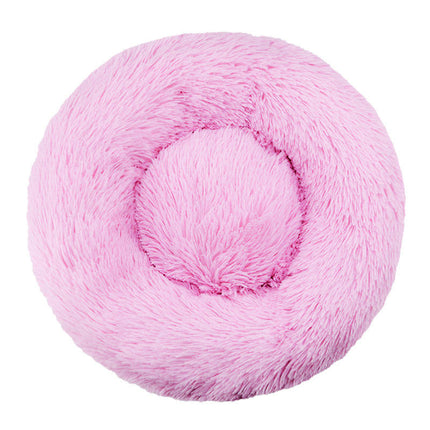 Dog Beds for Small Dogs, Donut Dog Bed with Blanket Attached, Calming Dog Bed Washable 1