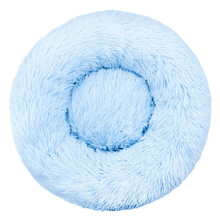Dog Beds for Small Dogs, Donut Dog Bed with Blanket Attached, Calming Dog Bed Washable 1