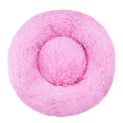 Dog Beds for Small Dogs, Donut Dog Bed with Blanket Attached, Calming Dog Bed Washable 1