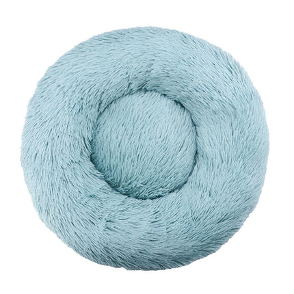 Dog Beds for Small Dogs, Donut Dog Bed with Blanket Attached, Calming Dog Bed Washable 1