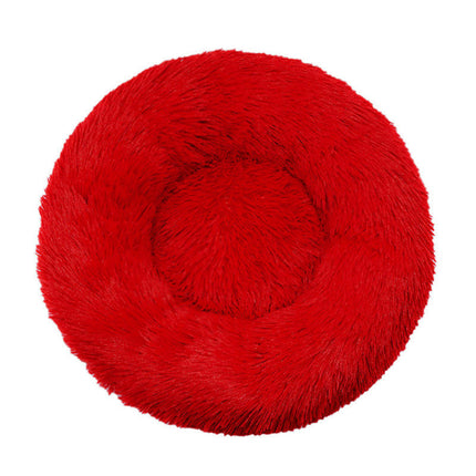 Dog Beds for Small Dogs, Donut Dog Bed with Blanket Attached, Calming Dog Bed Washable 2