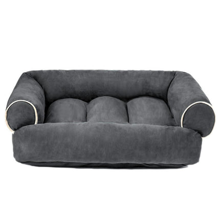 Large Washable Pet Sofa Bed with Removable Washable Cover Non-Slip Bottom Foam Pet Sofa Bed