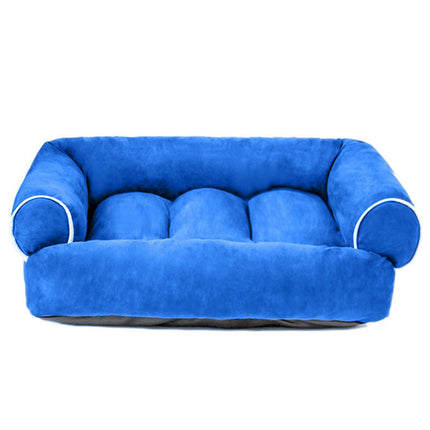 Large Washable Pet Sofa Bed with Removable Washable Cover Non-Slip Bottom Foam Pet Sofa Bed