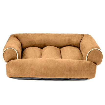 Large Washable Pet Sofa Bed with Removable Washable Cover Non-Slip Bottom Foam Pet Sofa Bed