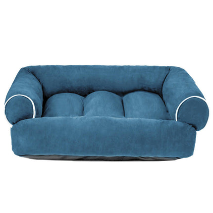 Large Washable Pet Sofa Bed with Removable Washable Cover Non-Slip Bottom Foam Pet Sofa Bed