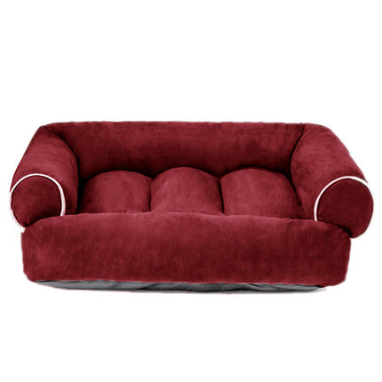 Large Washable Pet Sofa Bed with Removable Washable Cover Non-Slip Bottom Foam Pet Sofa Bed