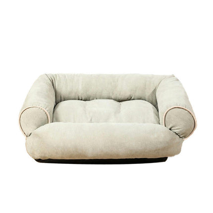 Large Washable Pet Sofa Bed with Removable Washable Cover Non-Slip Bottom Foam Pet Sofa Bed