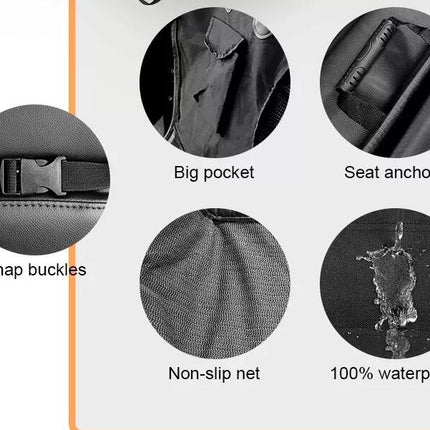 Back Seat Dog Car Seat Cover, Waterproof and Non-Slip Dog Seat Cover for Car, Scratch Resistant Pet Car Seat Protector