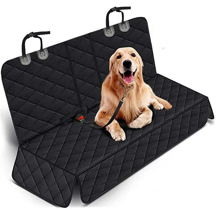 Hammock Back Seat Protector Waterproof Scratch Resistant Dog Durable Stain and Slip Resistant Pet Car Seat Cover with Side Wing