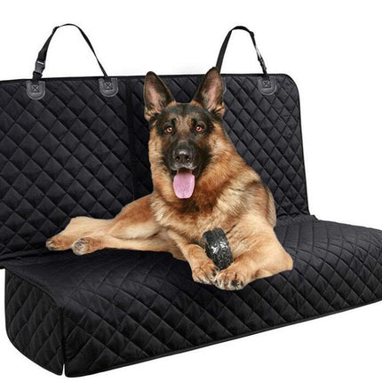Hammock Back Seat Protector Waterproof Scratch Resistant Dog Durable Stain and Slip Resistant Pet Car Seat Cover with Side Wing