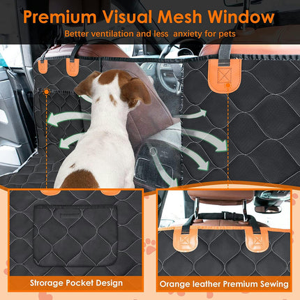 Dog Car Seat Cover for Back Seat, Travel Car Seat Covers Protector for Large Dogs for SUV Trucks  Limusine Family Car