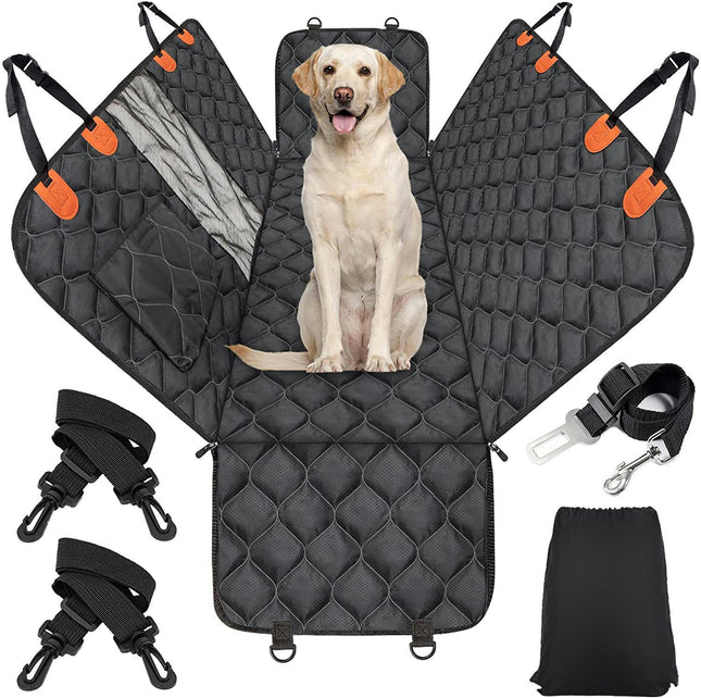 Dog Car Seat Cover for Back Seat, Travel Car Seat Covers Protector for Large Dogs for SUV Trucks  Limusine Family Car