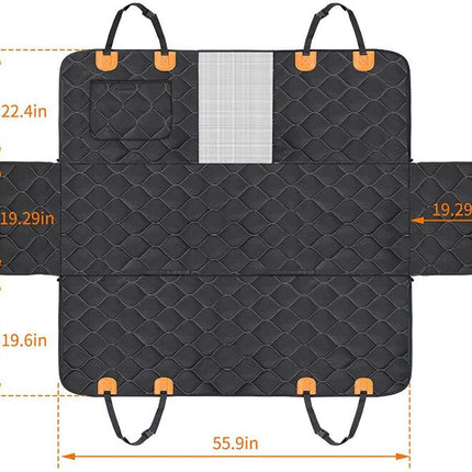 Dog Car Seat Cover for Back Seat, Travel Car Seat Covers Protector for Large Dogs for SUV Trucks  Limusine Family Car