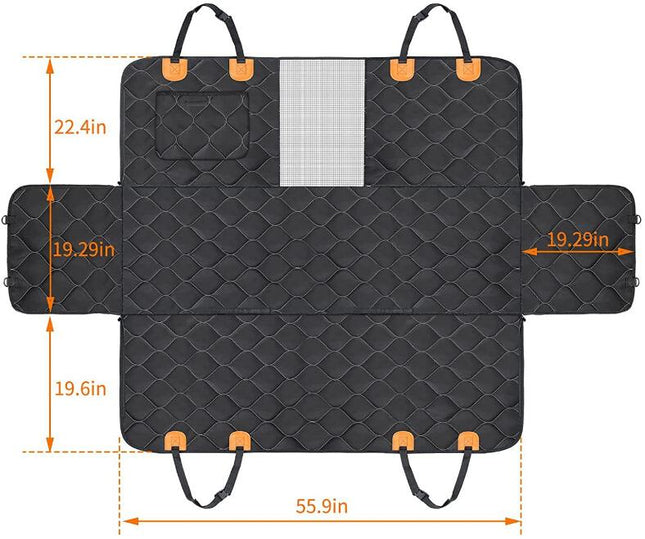 Dog Car Seat Cover for Back Seat, Travel Car Seat Covers Protector for Large Dogs for SUV Trucks  Limusine Family Car