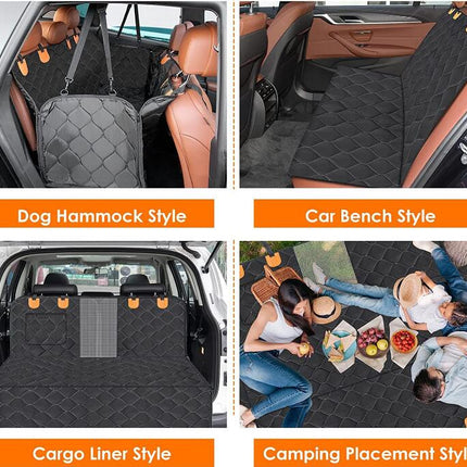 Dog Car Seat Cover for Back Seat, Travel Car Seat Covers Protector for Large Dogs for SUV Trucks  Limusine Family Car