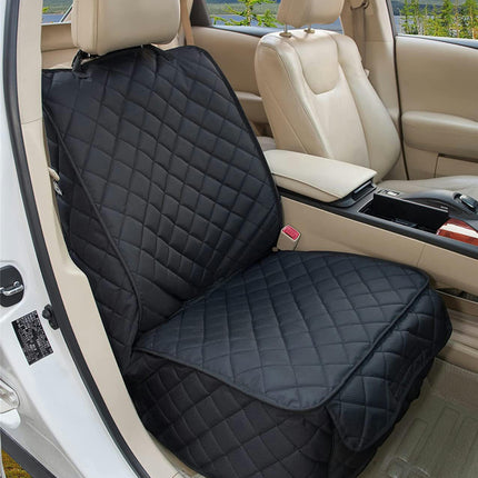 Dog Car Seat Cover Front Seat, 100% Waterproof, Car Seat Protector with Pocket Anti-Slip and Quilted Pet Seat Cover