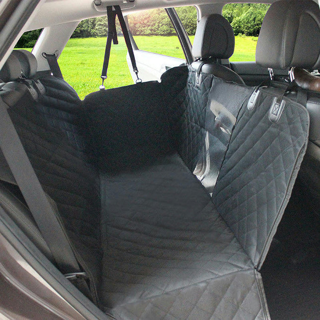 Dog Car Seat Cover , 100% Waterproof Dog Car Hammock with Mesh Window, Anti-Scratch Nonslip Dog Seat Cover