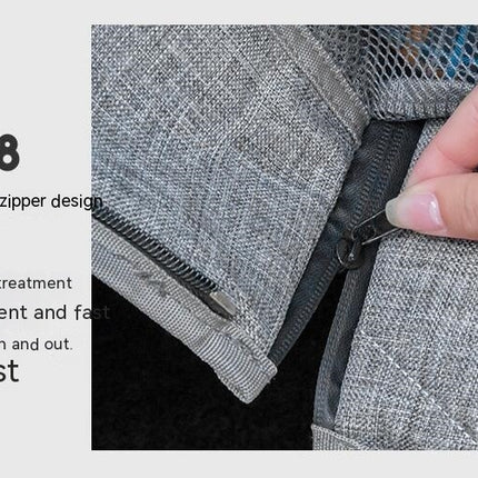 Dog Seat Cover for Car Backseats, SUVs and Trucks Hammock with Mesh Window and Waterproof Scratch Resistant Pet Car Seat Cover