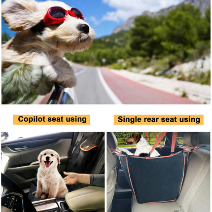 Camo Dog Seat Cover for Pets, Car Back Seat Cover Hammock Waterproof Pet Seat Cover for Cars, SUV, Jeeps and Trucks