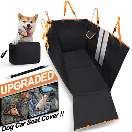 Camo Dog Seat Cover for Pets, Car Back Seat Cover Hammock Waterproof Pet Seat Cover for Cars, SUV, Jeeps and Trucks