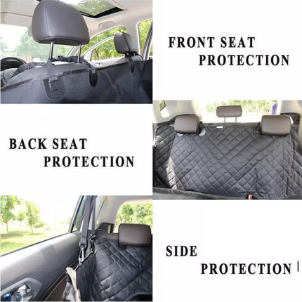 Dog Car Seat Cover for Back Seat,Waterproof Anti-Scratch Dog Hammock for Car, 600D Oxford Cloth Dog Car Seat Cover