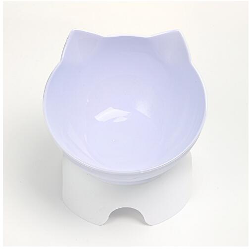 Transparent Cat Bowl For Cats Dogs Feeders Non-slip With Stand Base Pet Food and Water Bowls Pet Supplies
