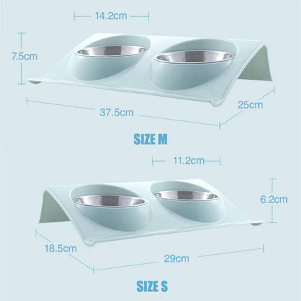 Pet  Stainless Steel  Bowl Dog Cat  Dog Bowl Pet Food Storage Bowls Outdoor Travel Portable Puppy Food Container Feeder Dish