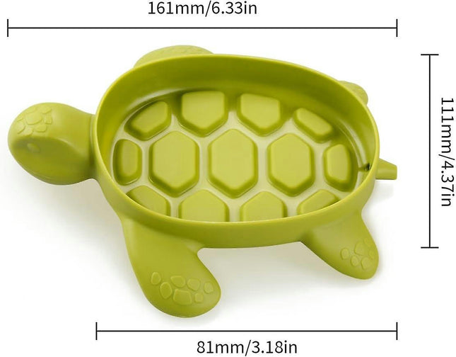 Cute Turtle Soap Dish Adorable Bathroom Accessory Home Portable Bathroom Cartoon Creative Soap Dishes