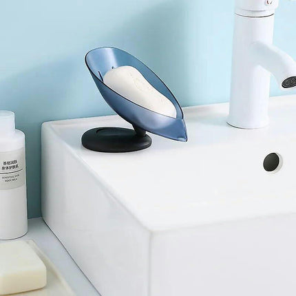 Bathroom Soap Box Holder-Drainable Soap Dish for Toilet, Laundry and Shower-Bathroom Accessories