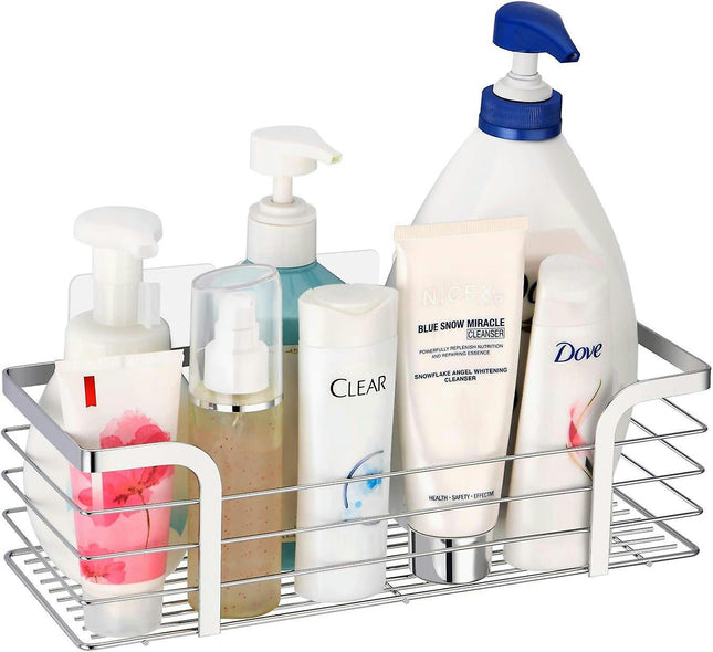 Shower Shelf Shower Caddy Bathroom Accessory Bathroom Storage Corner Shelf, Sus 304 Stainless Steel, Set Of 2