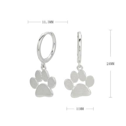 Cat Dog Paw Earrings for Women Cute Paw Print Dangle Earrings Dog Earrings Jewelry