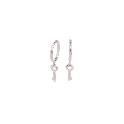 Key Earrings for Women s925 Sterling Silve Earrings Versatile Earrings Tassel Earrings