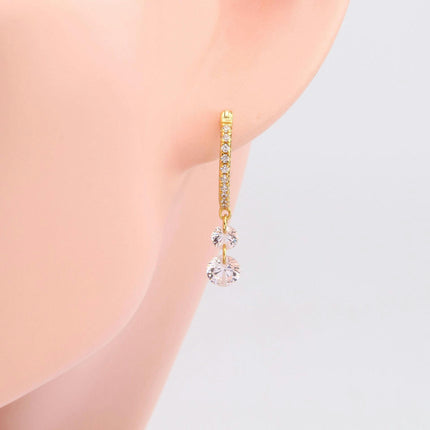 925 Sterling Silver Earrings Dangle for Women Teen Girls Dangle Earrings Tassel Hoop Drop Earrings