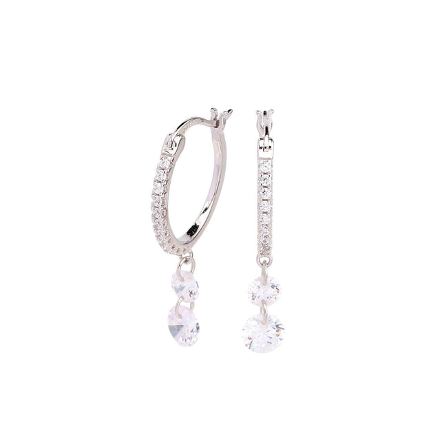 925 Sterling Silver Earrings Dangle for Women Teen Girls Dangle Earrings Tassel Hoop Drop Earrings