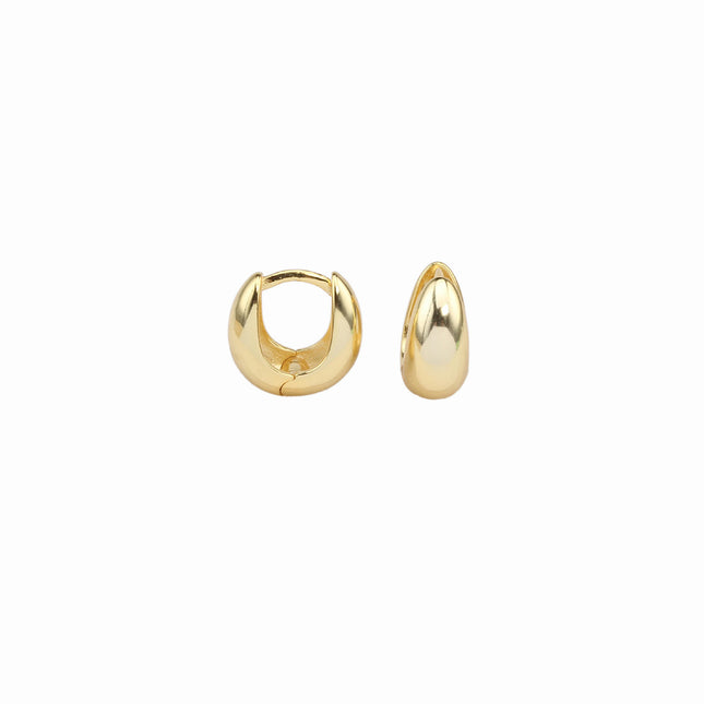 Small Hoop Earrings For Women Oval Sterling Silver Huggie Hoop Earrings Set Hypoallergenic