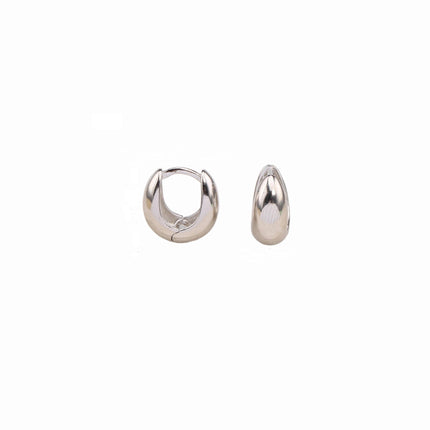Small Hoop Earrings For Women Oval Sterling Silver Huggie Hoop Earrings Set Hypoallergenic