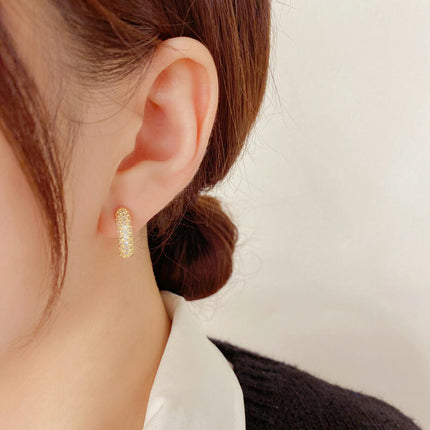 Large Pearl Earrings for Women,CZ Diamond Pearl Dangle Earrings Pearl Earrings Stud Earrings for Women