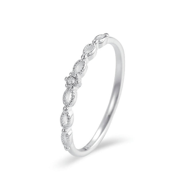 Sterling Silver Ring Classic Wedding Ring Engagement Ring Simple Ring Minimalist Stacking Rings