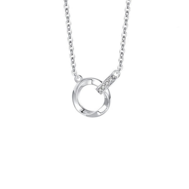 S925 Sterling Silver Necklace Couple Necklace Male And Female Couple Pendant Clavicle Necklace
