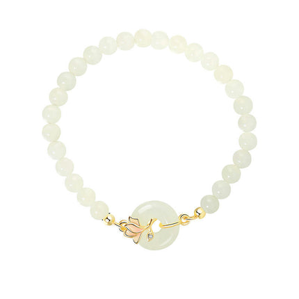 Necklace 925 Sterling Silver Jade Pendant Necklaces for Women Natural Hetian Jade Necklace Jewelry