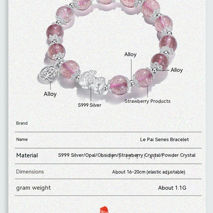 Natural Stretch Gemstone Bracelet Healing Stone Beaded Bracelets for Women Men Girls Gifts